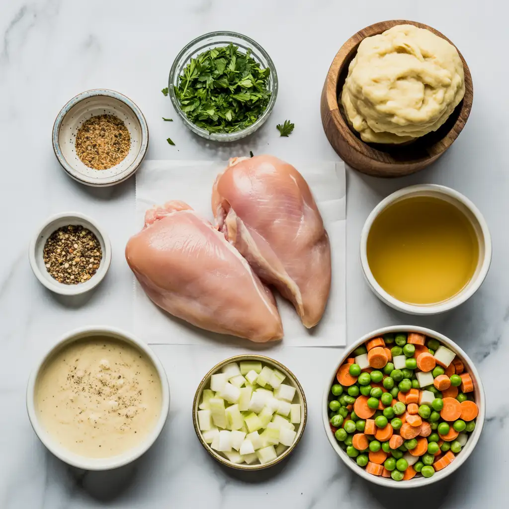 crockpot-chicken-and-dumplings-ingredients crockpot-chicken and dumplings