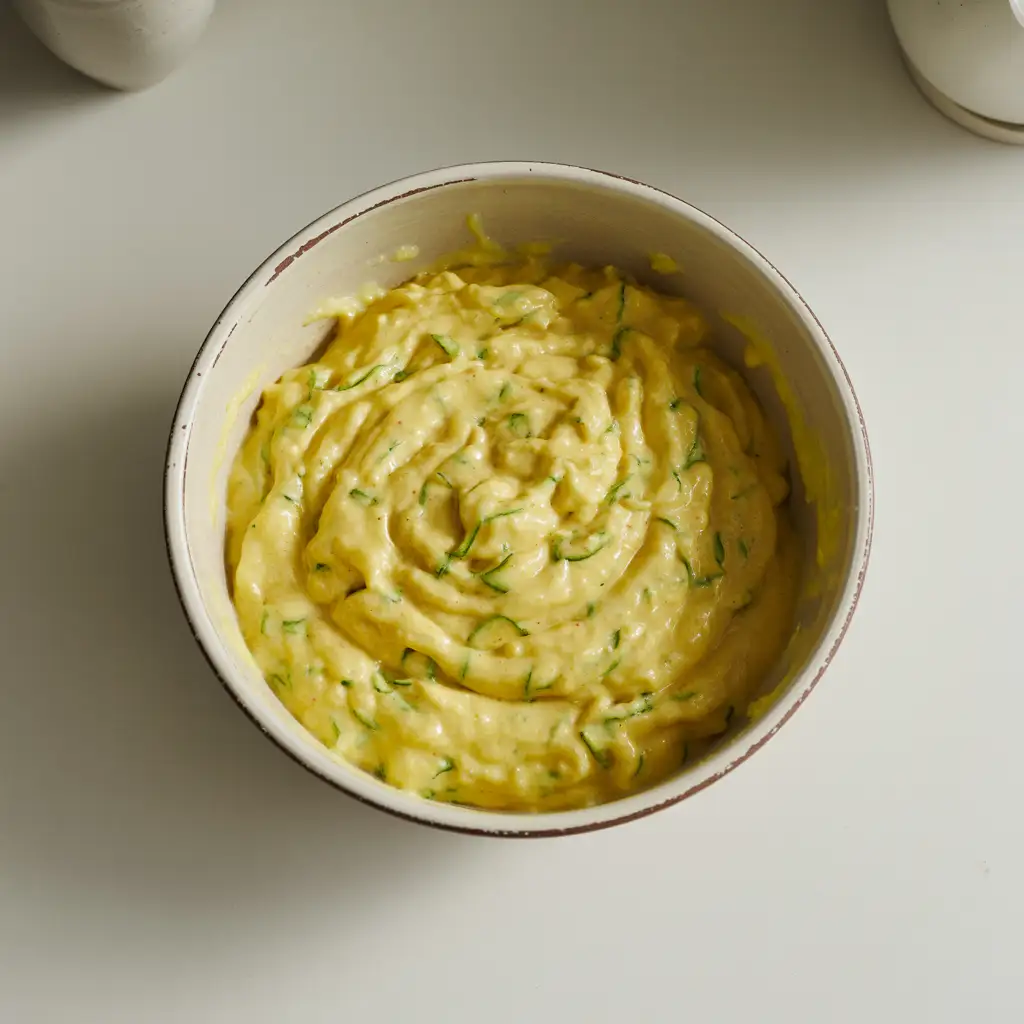 lemon-zucchini-bread-batter Lemon zucchini batter in a bowl