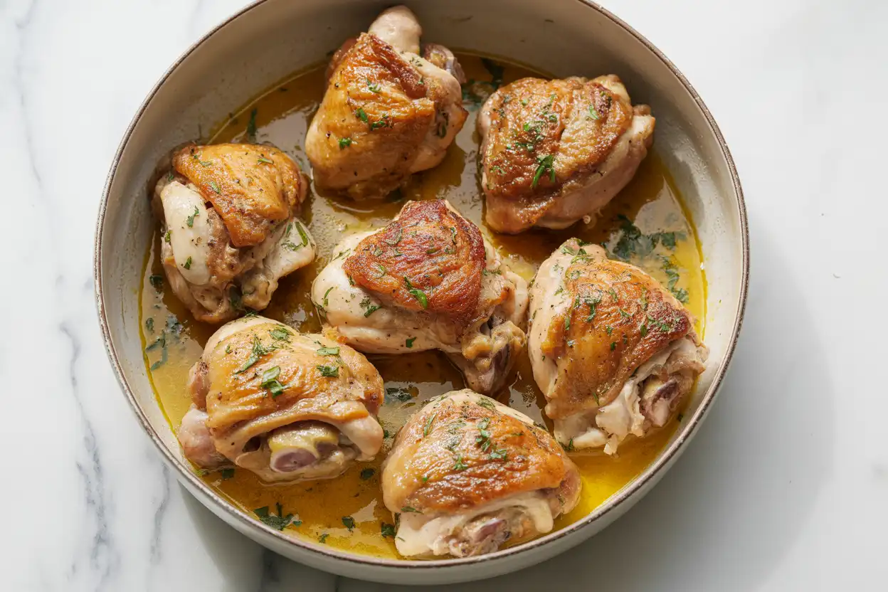 Easy & Juicy Slow Cooker Chicken Thighs 1 slow cooker chicken thighs