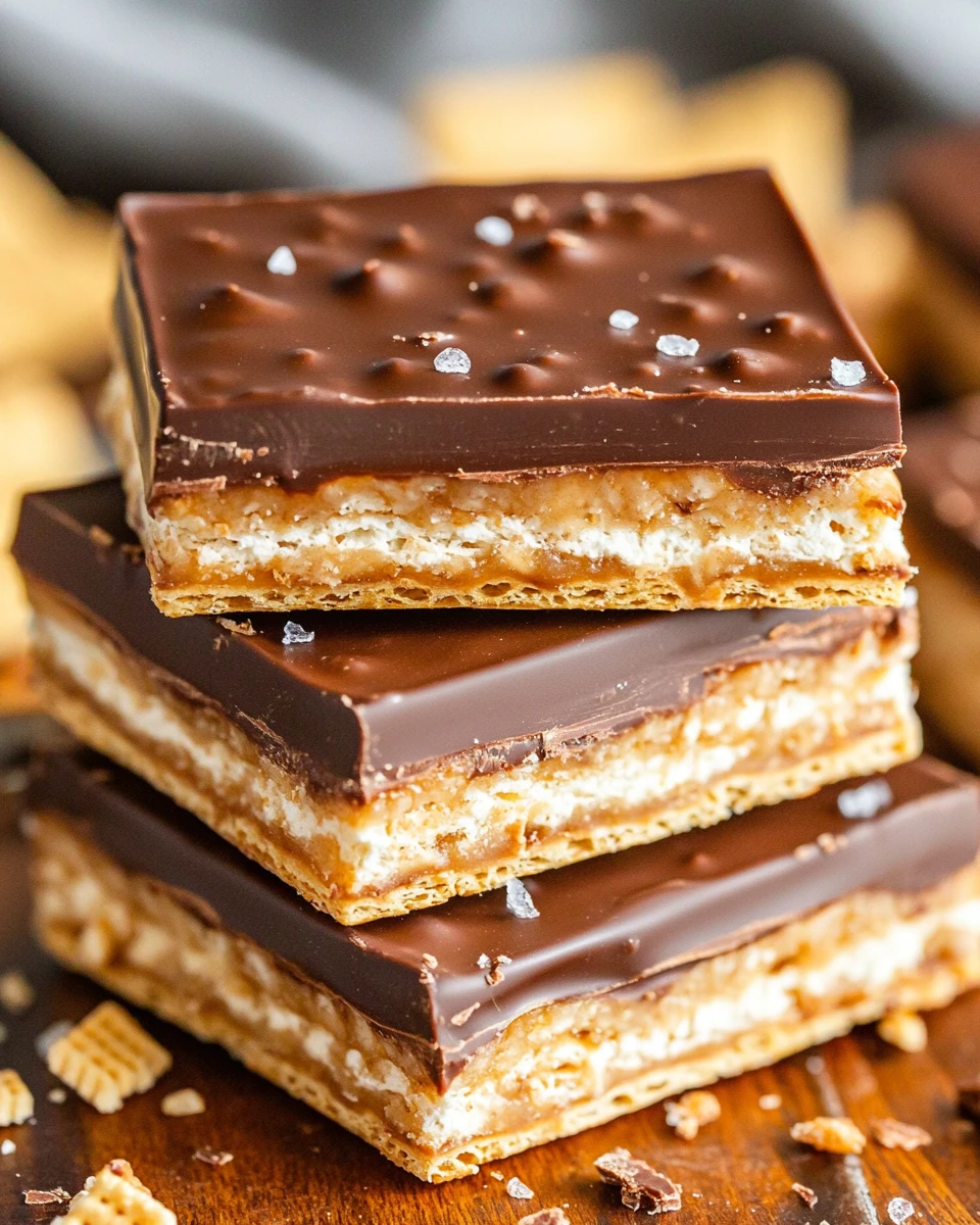 Delicious saltine crackers candy, perfect for holiday gatherings.