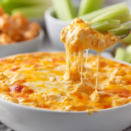 Buffalo Chicken Dip: An Irresistibly Creamy Delight 1 Buffalo Chicken Dip is a savory appetizer loved by many.