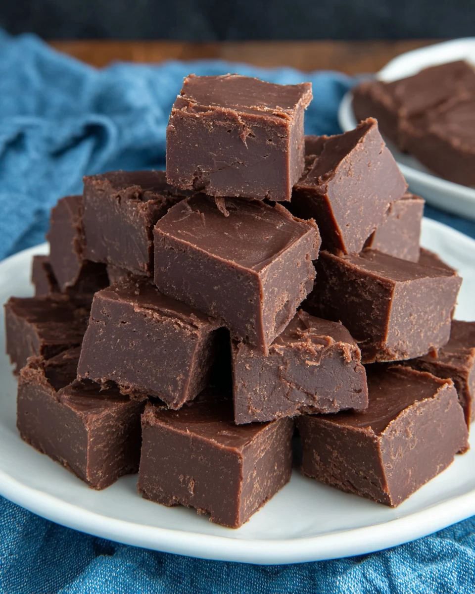 Indulge in No Fail Fudge, a deliciously creamy treat.