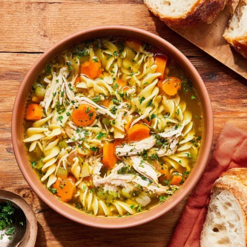 Delicious turkey soup perfect for chilly days