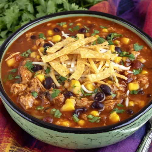 Delicious Turkey Taco Soup: A Comforting Delight 1 Delicious turkey taco soup, hearty and healthy for the family.
