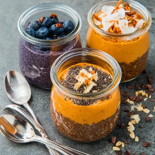 Chia pudding recipes showcasing healthy meal prep options.