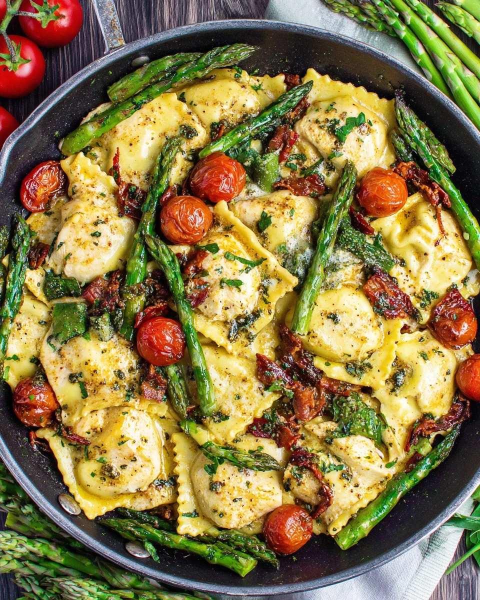 Quick and easy chicken ravioli recipe for busy weeknights.