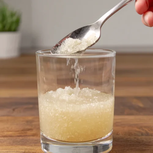 Dr Ashton Gelatin Trick promotes satiety for weight loss.