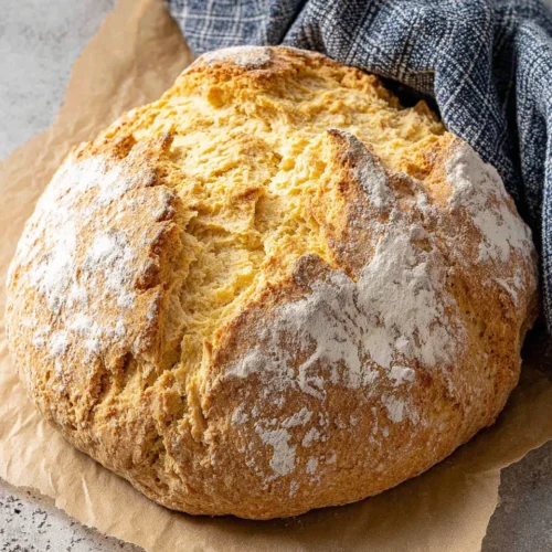 Irish Soda Bread: A Delightfully Simple Classic 1 Delicious Irish soda bread with a crispy crust and fluffy interior.