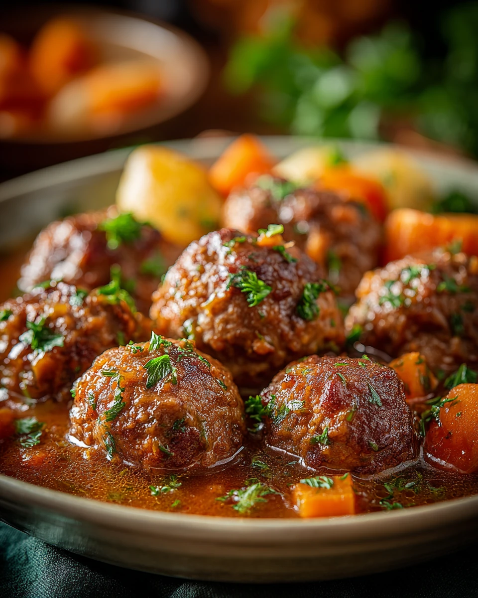 Irish Stew Meatballs: A Heartwarming Comfort Dish