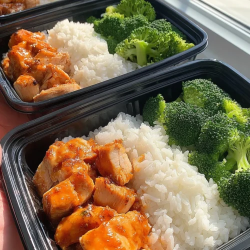 Meal prep chicken with broccoli and rice for healthy eating.
