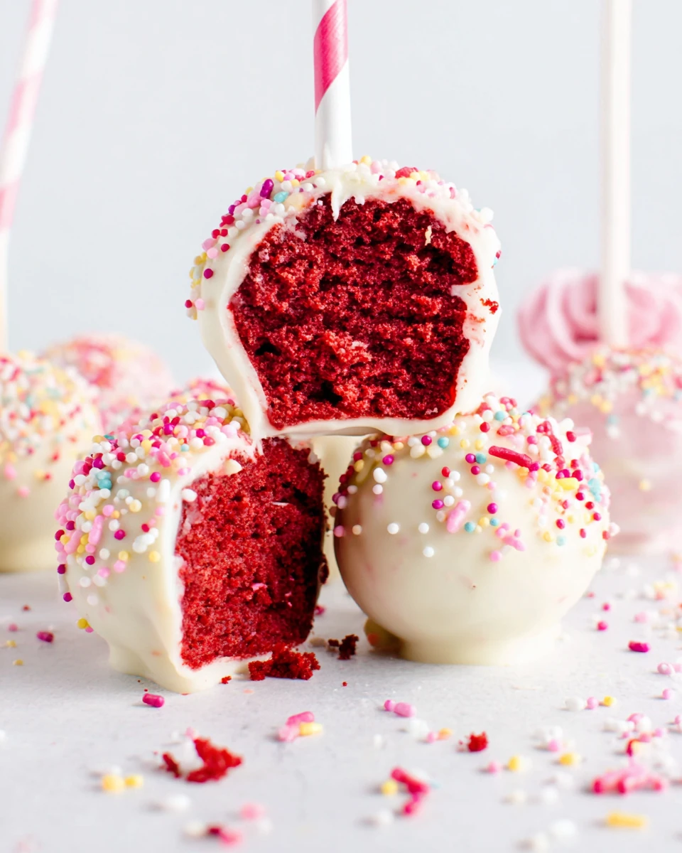 Red Velvet Cake Pops for Celebrations Delicious red velvet cake pops perfect for any celebration.