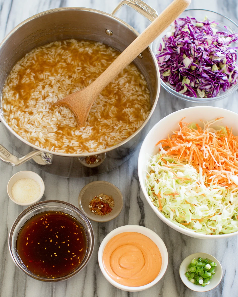 Salmon Rice Bowl Preparation Steps Healthy salmon rice bowl ingredients and preparation steps