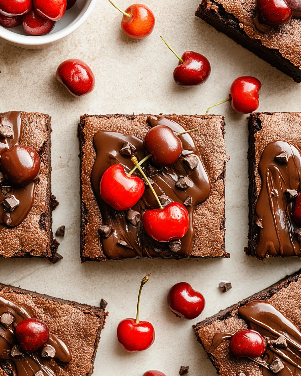 Delicious Black Forest Chocolate Cherry Brownies You Must Try