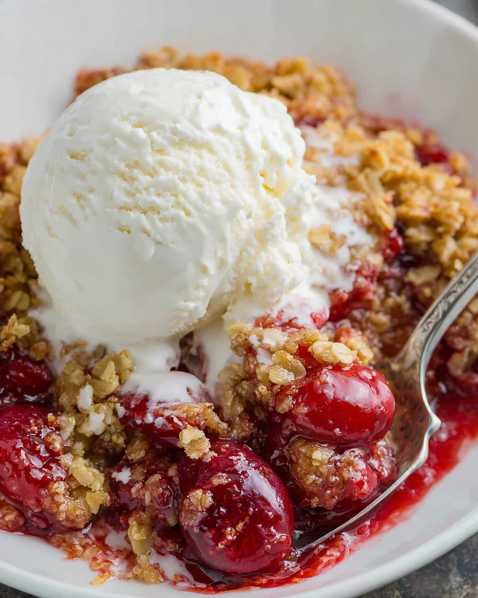 Cherry Oat Crisp Casserole: A Delightfully Easy Dessert