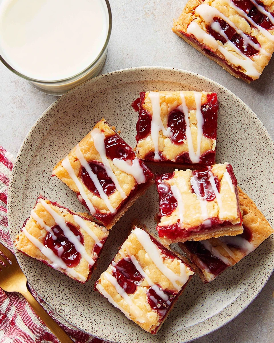 Cherry Pie Bars - Sweet and Simple Dessert Indulge in these delicious cherry pie bars.