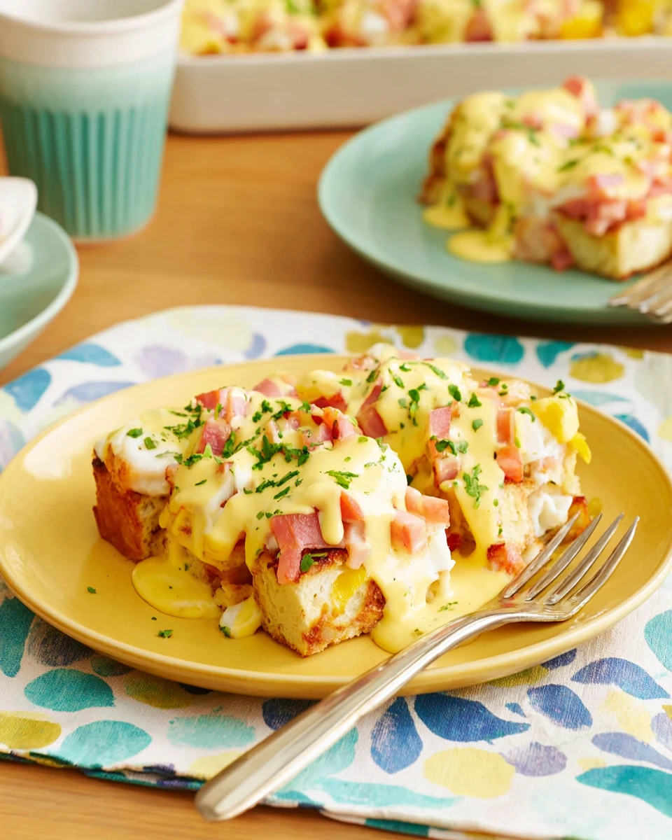 Delicious Eggs Benedict Casserole: Easy and Indulgent
