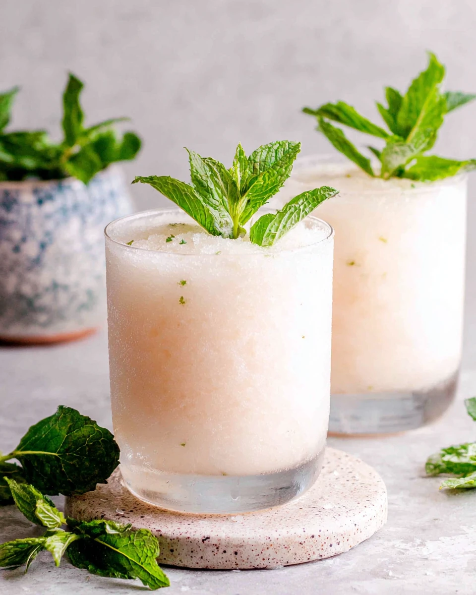 Refreshing Frozen Mint Julep Recipe Frozen mint julep, an easy summer treat.