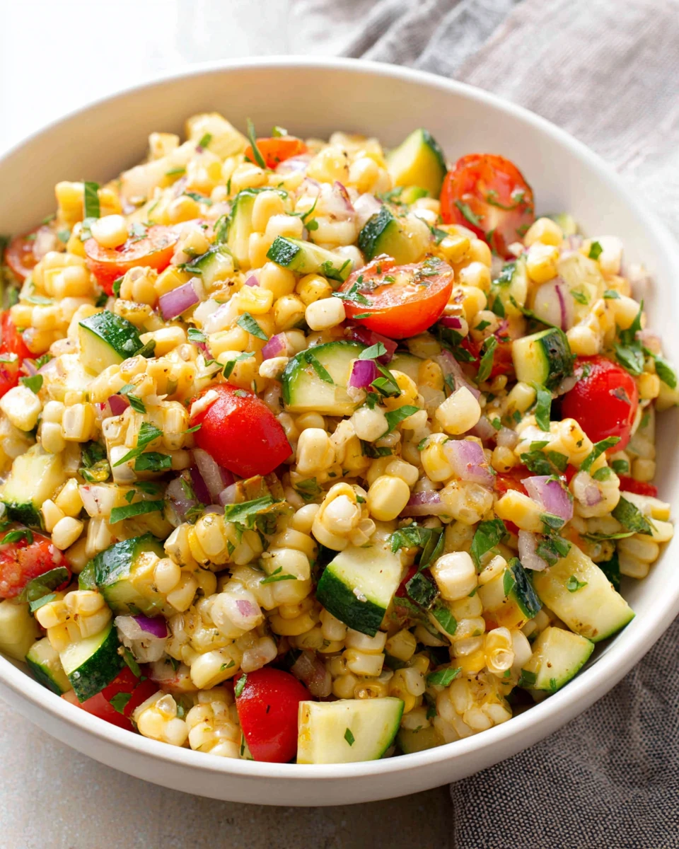 Grilled Corn Salad with Fresh Herbs: A Flavorful Delight