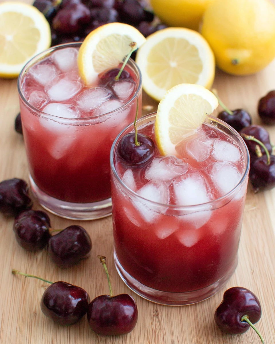 Homemade Cherry Lemonade: Refreshingly Simple Delight