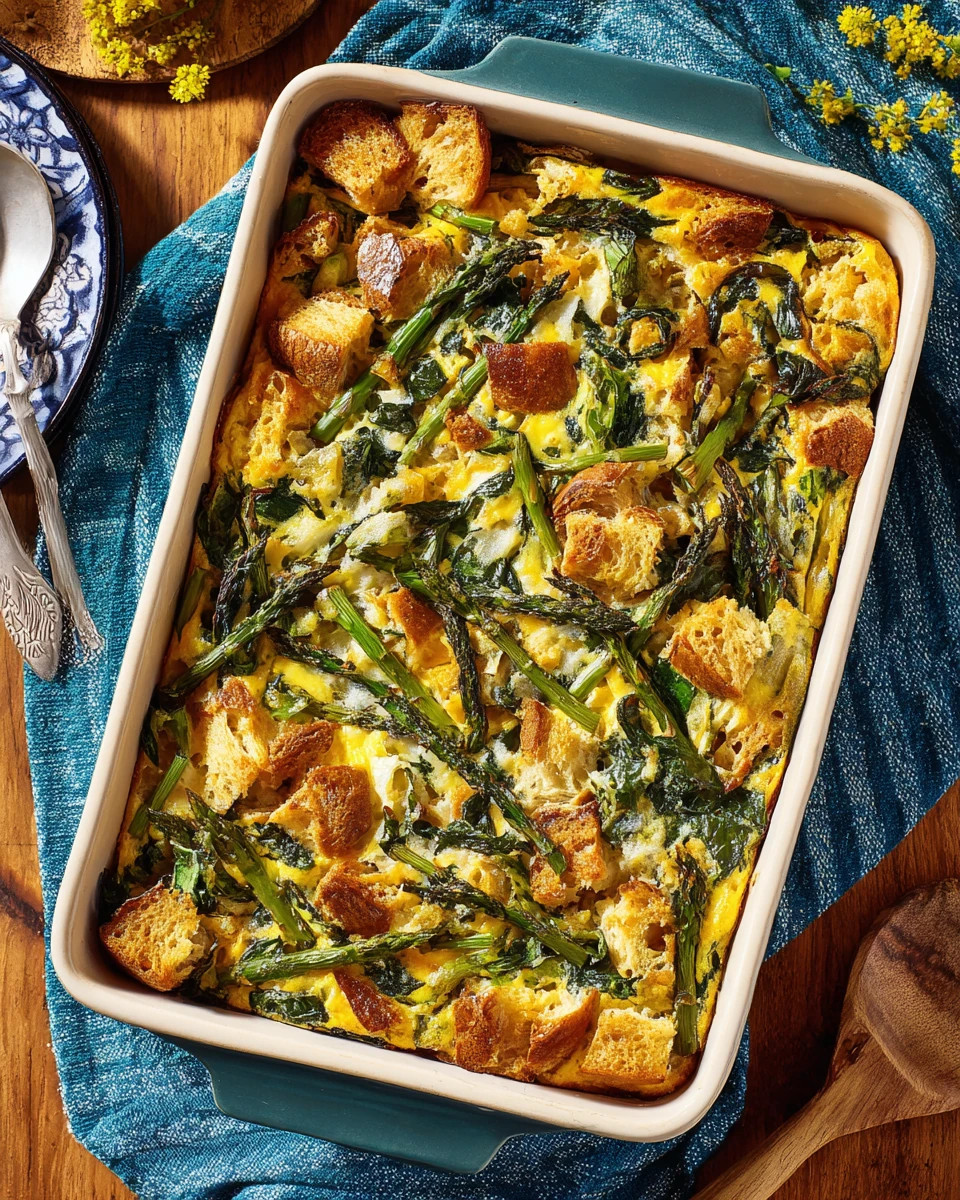 Delicious Vegetarian Spring Egg Casserole for Everyone