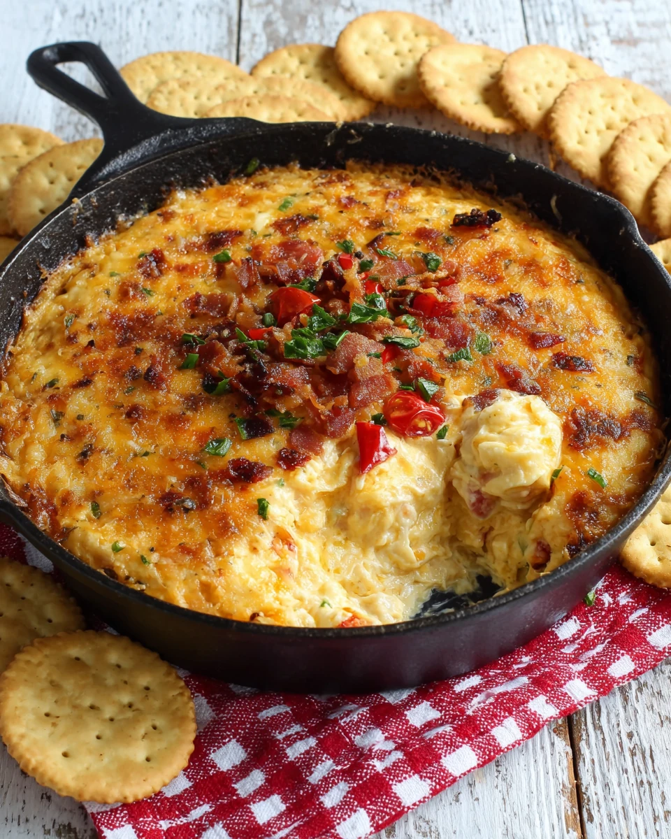 Baked Pimento Cheese with Bacon: Irresistibly Cheesy Delight