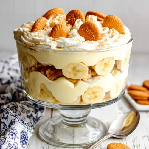 Banana Pudding from Scratch: Deliciously Creamy Delight 1 Delicious banana pudding made from scratch with layers of flavor.