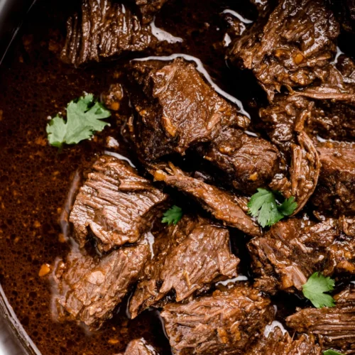 Delicious beef barbacoa, perfect for family meals.