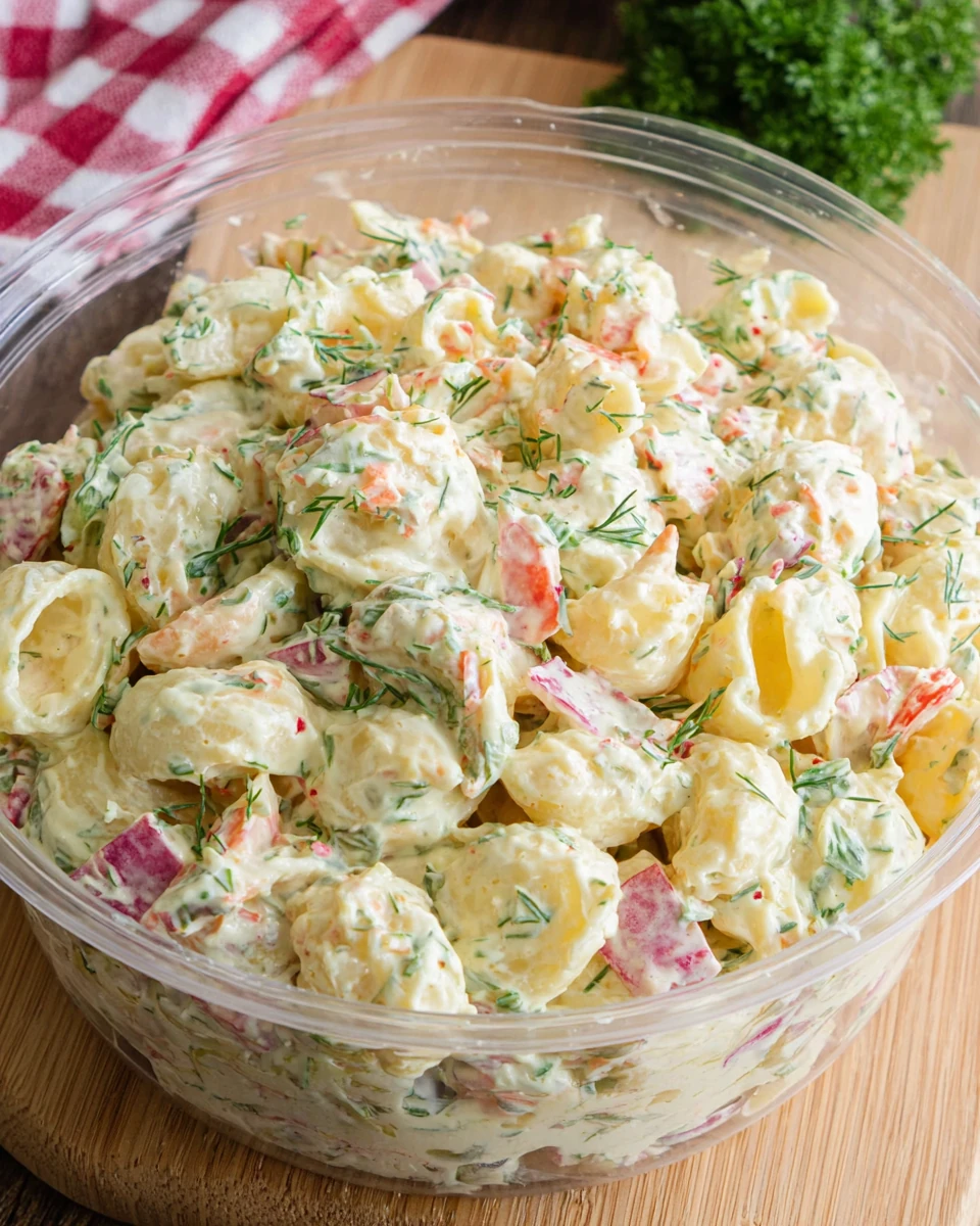 Cheddar Sour Cream Macaroni Salad: A Delightful Side Dish