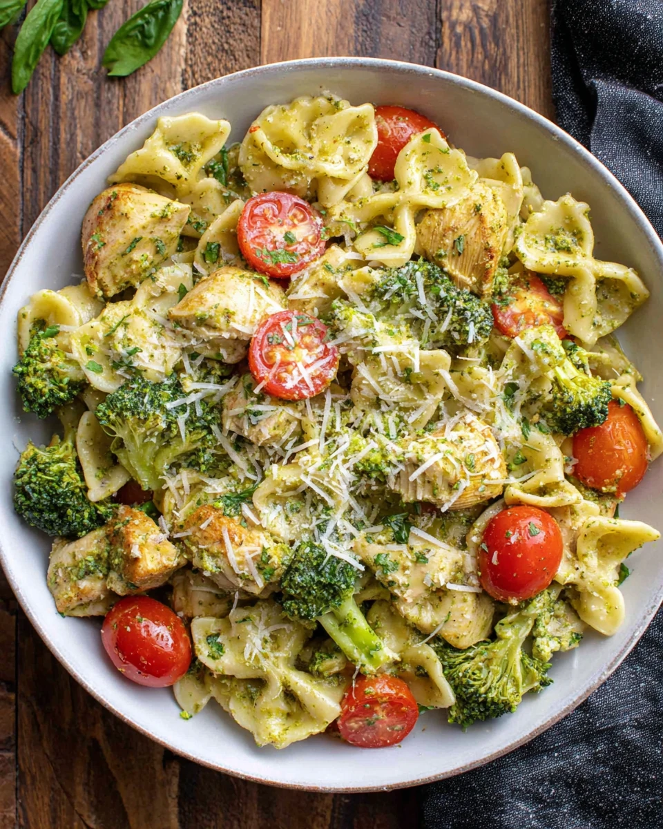 Chicken Pesto Pasta Broccoli: A Flavorful Family Favorite