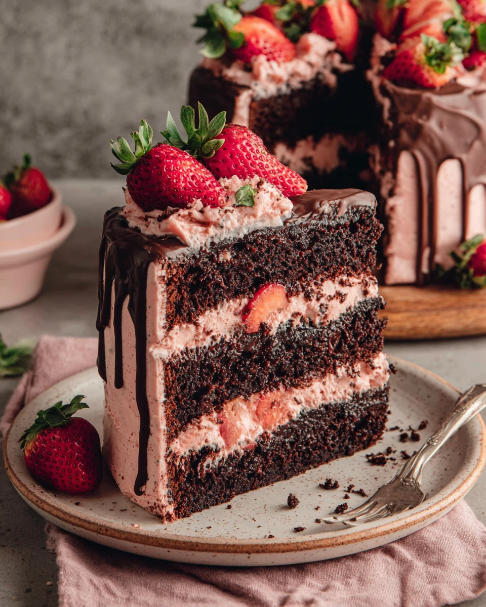 Chocolate Covered Strawberry Cake: Indulgent Delight
