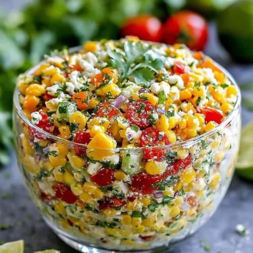 Cinco de Mayo Side Dishes: A Flavorful Celebration! 1 Colorful Mexican Street Corn Salad for cinco de mayo.