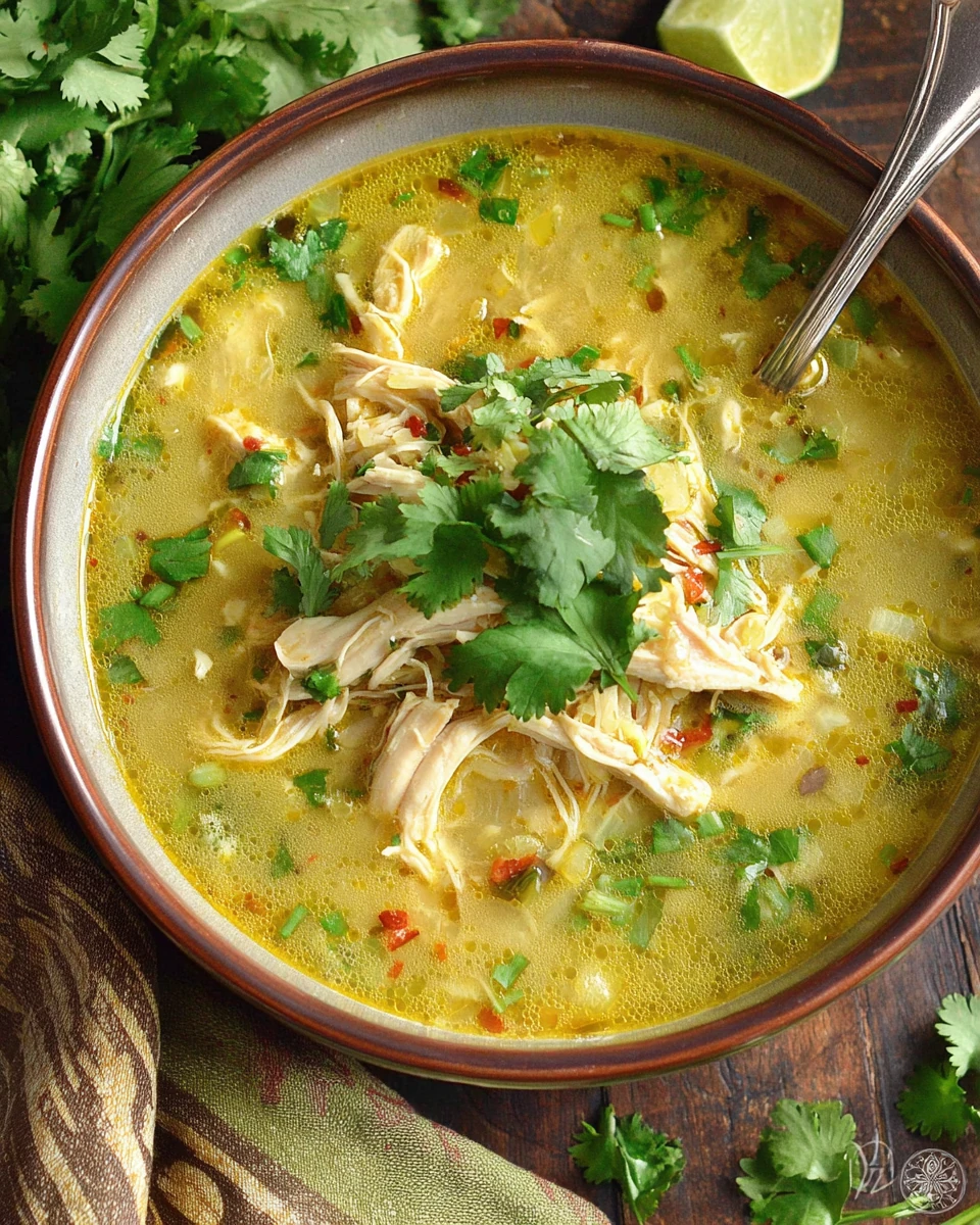 Green Enchilada Chicken Soup: A Cozy Delight