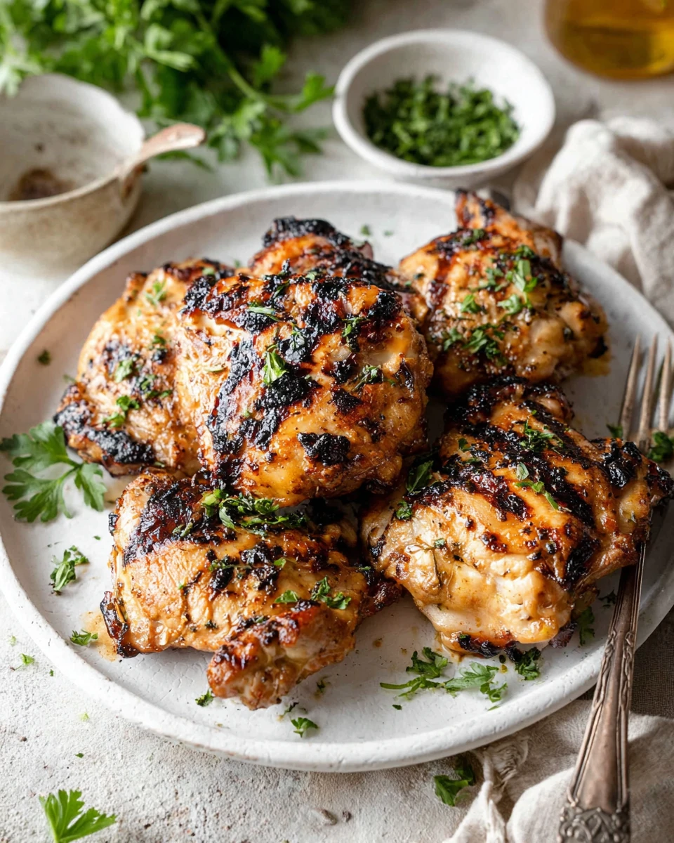 Grilled Chicken Thigh Marinade: A Flavorful Delight