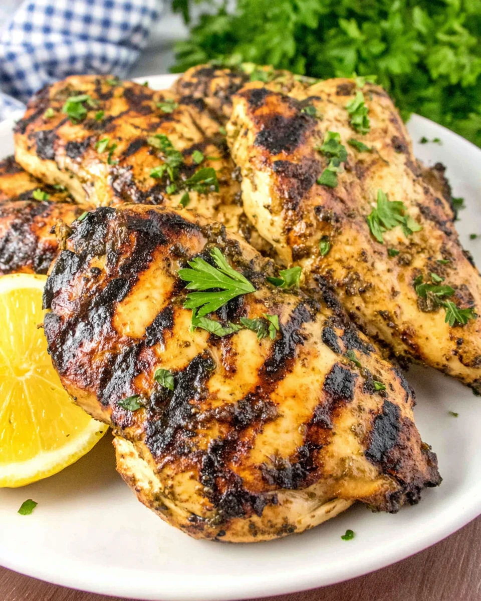 Mediterranean Grilled Chicken Breasts: A Zesty and Savory Delight