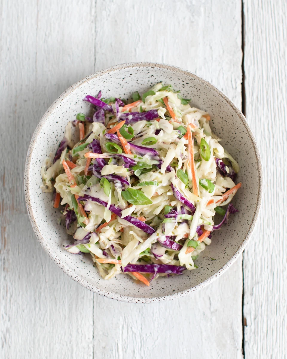 No Mayo Coleslaw: A Refreshing Summer Delight