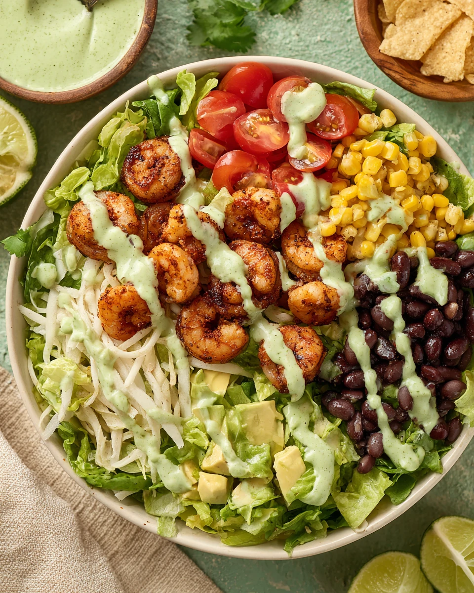 Shrimp Taco Salad: A Refreshingly Delicious Delight
