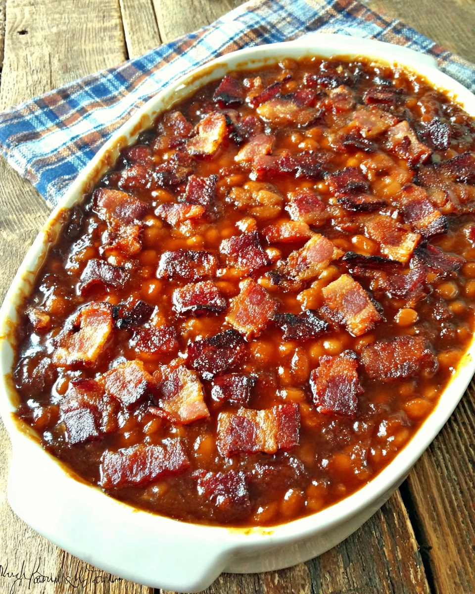 Southern-Style Baked Beans with Bacon: A Comforting Delight
