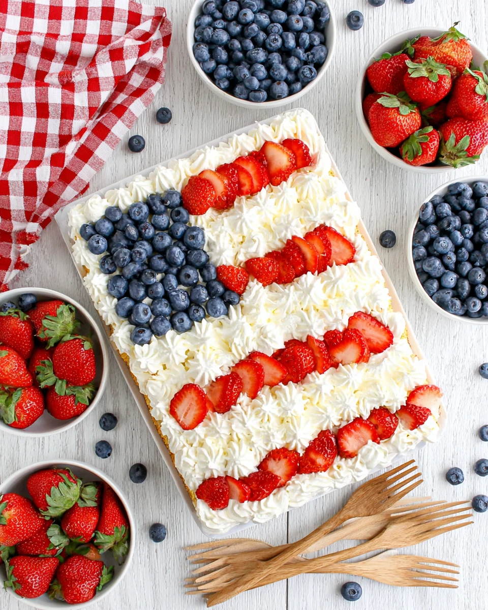 Angel Food Flag Cake: A Deliciously Festive Treat