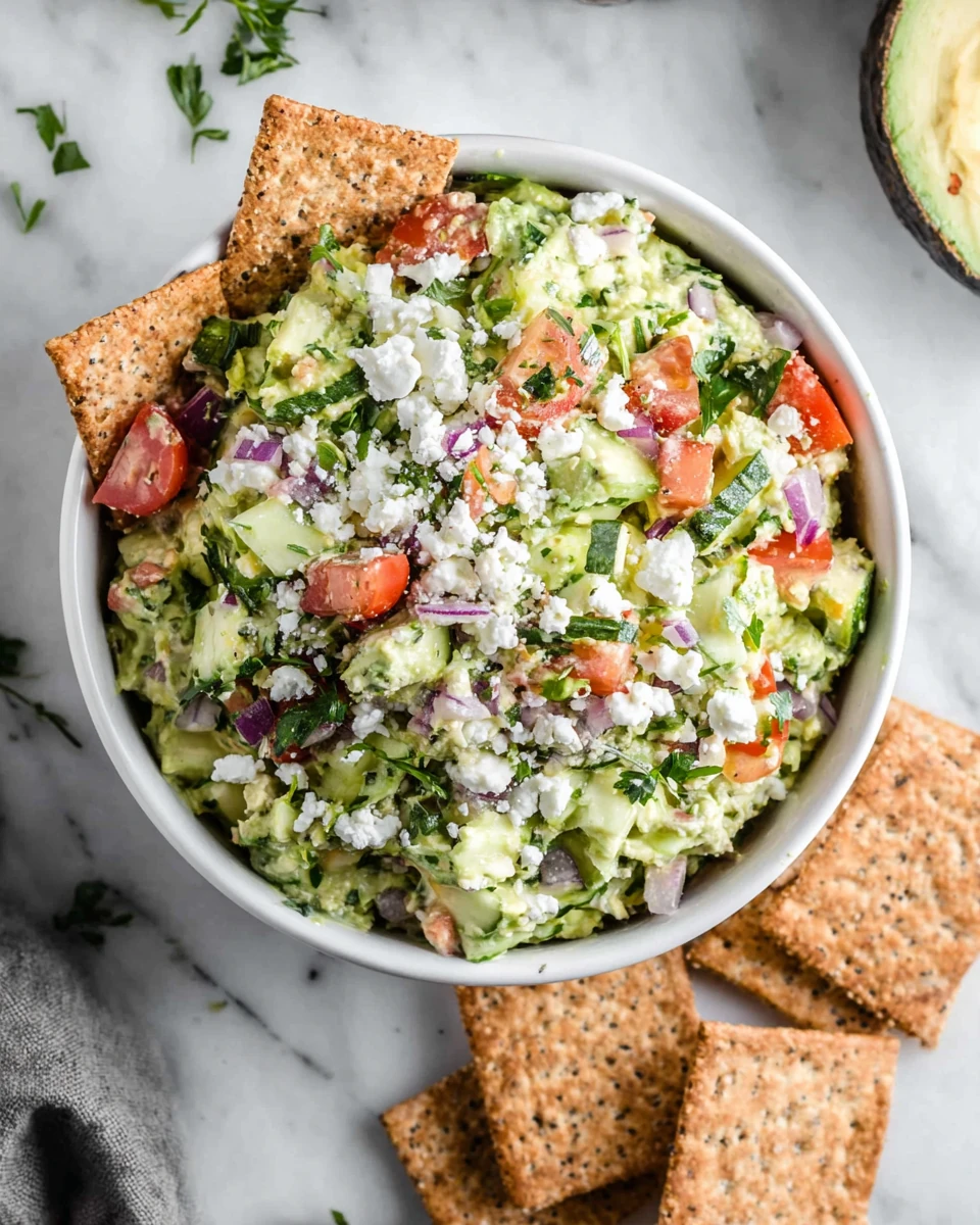 Avocado Feta Dip: A Creamy Delight for Every Occasion