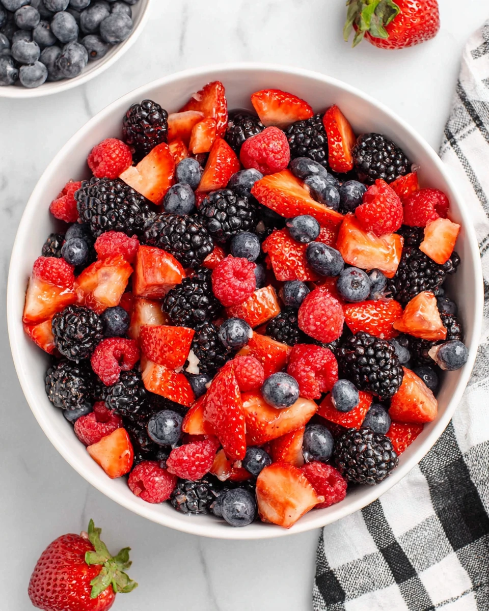 Berry Fruit Salad: A Refreshing Delight for Everyone