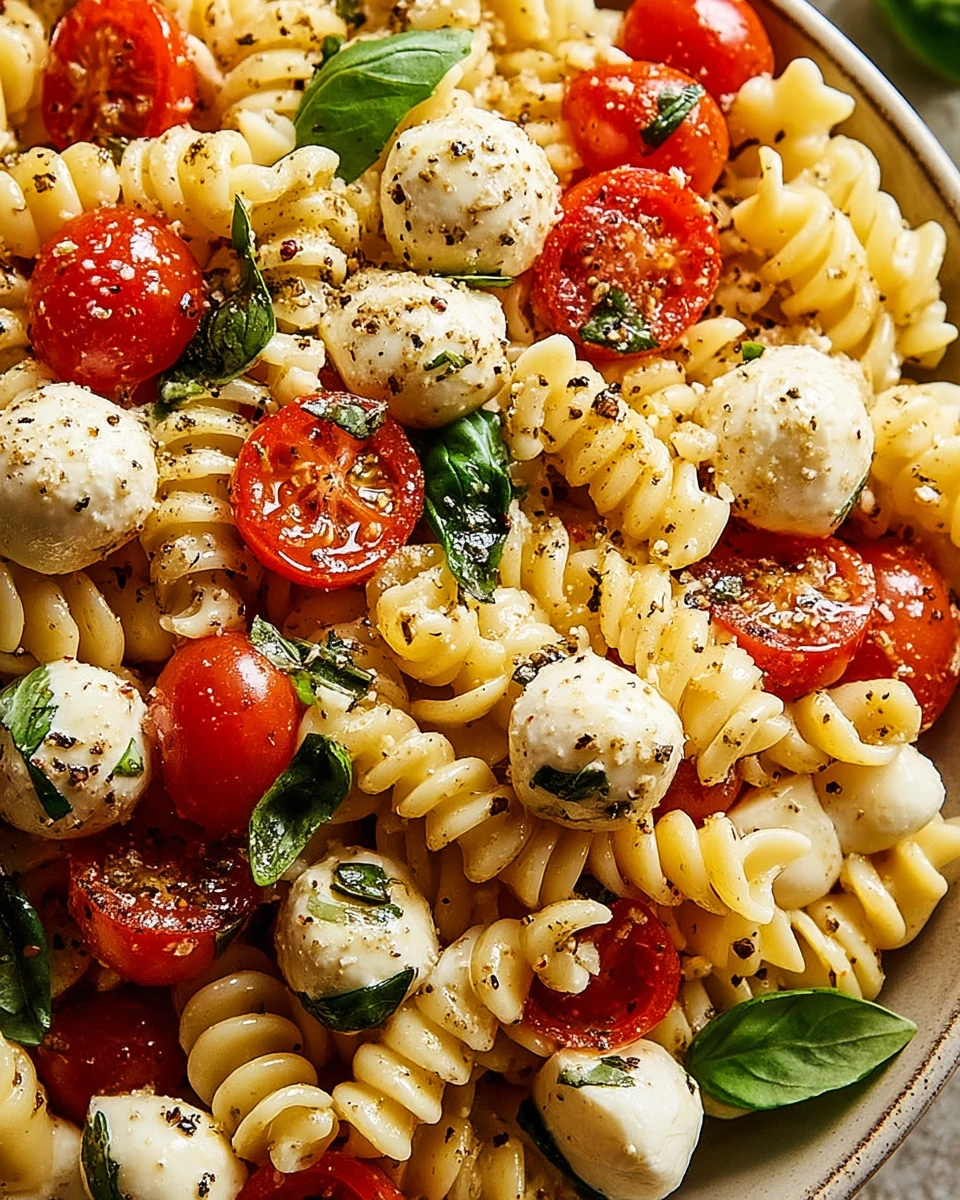 Caprese Pasta Salad: A Fresh and Flavorful Delight