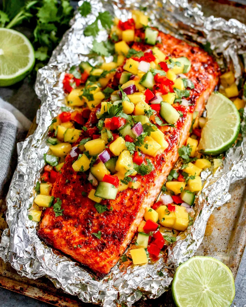 Chipotle Salmon with Mango Salsa: A Delicious Delight