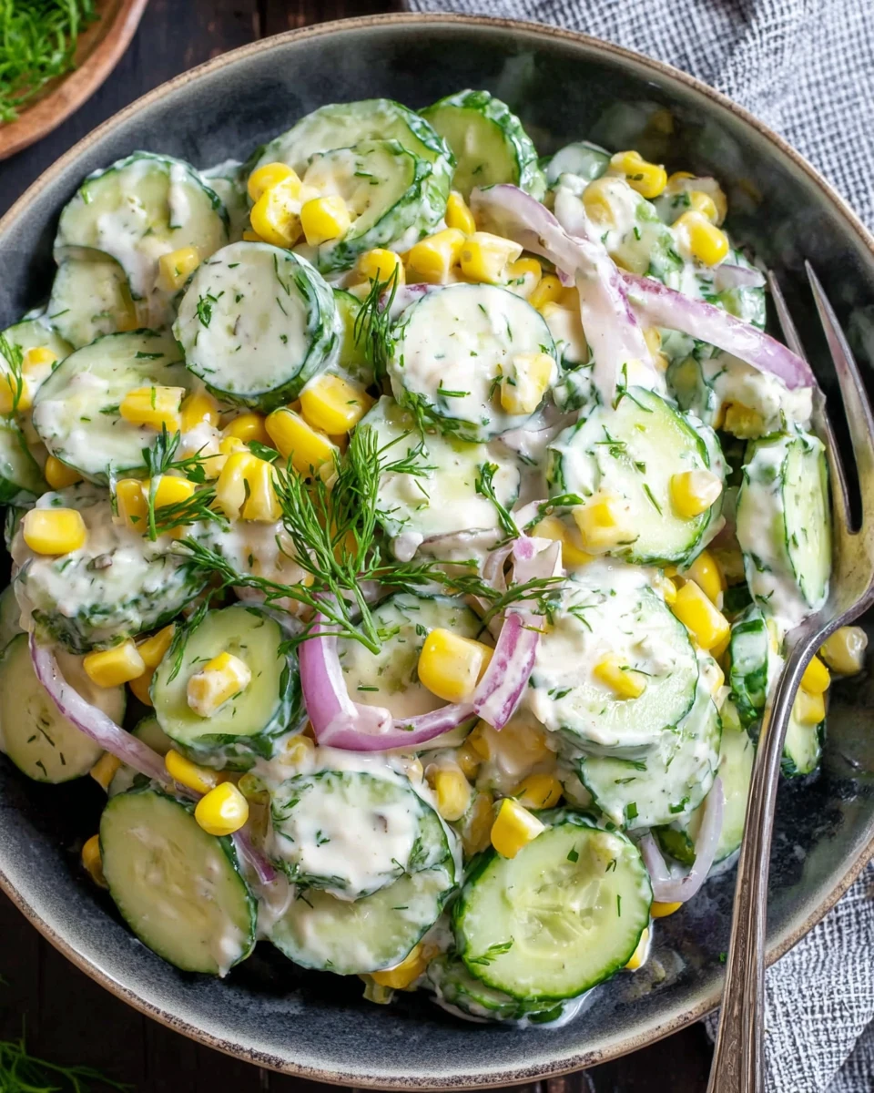 Corn Cucumber Salad: A Refreshing and Easy Delight