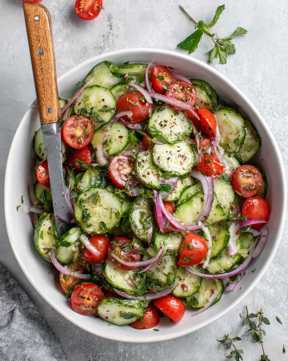 The Best Cucumber Tomato Salad Recipe: Fresh and Easy!