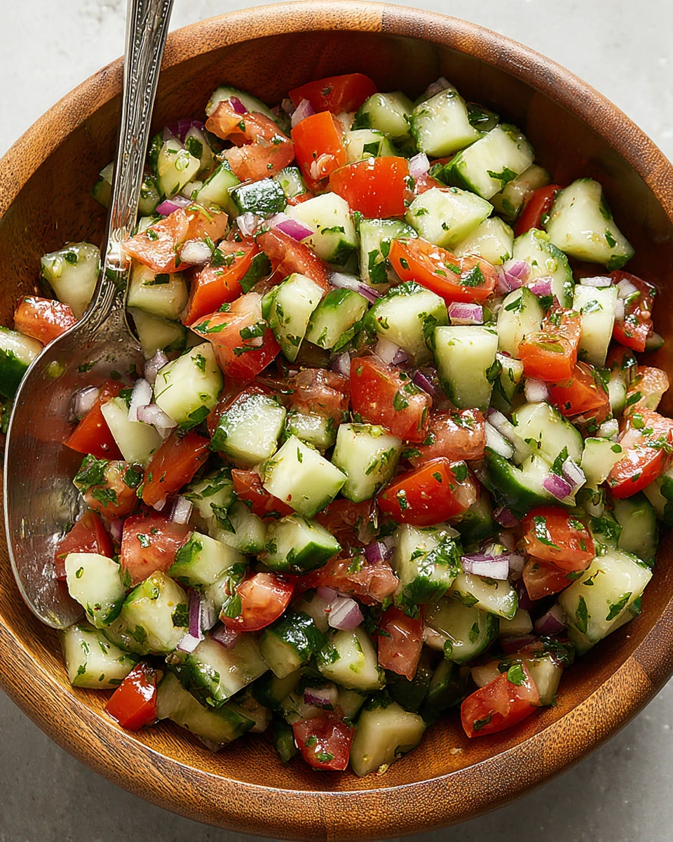 Cucumber Tomato Salad: A Refreshing and Easy Delight