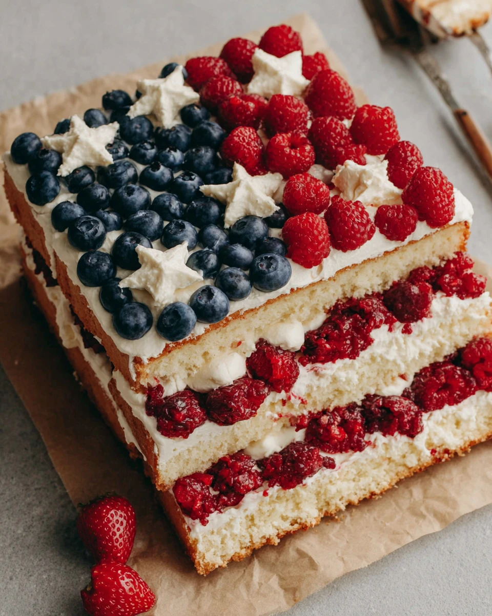 Flag Cake: A Delightfully Festive Dessert