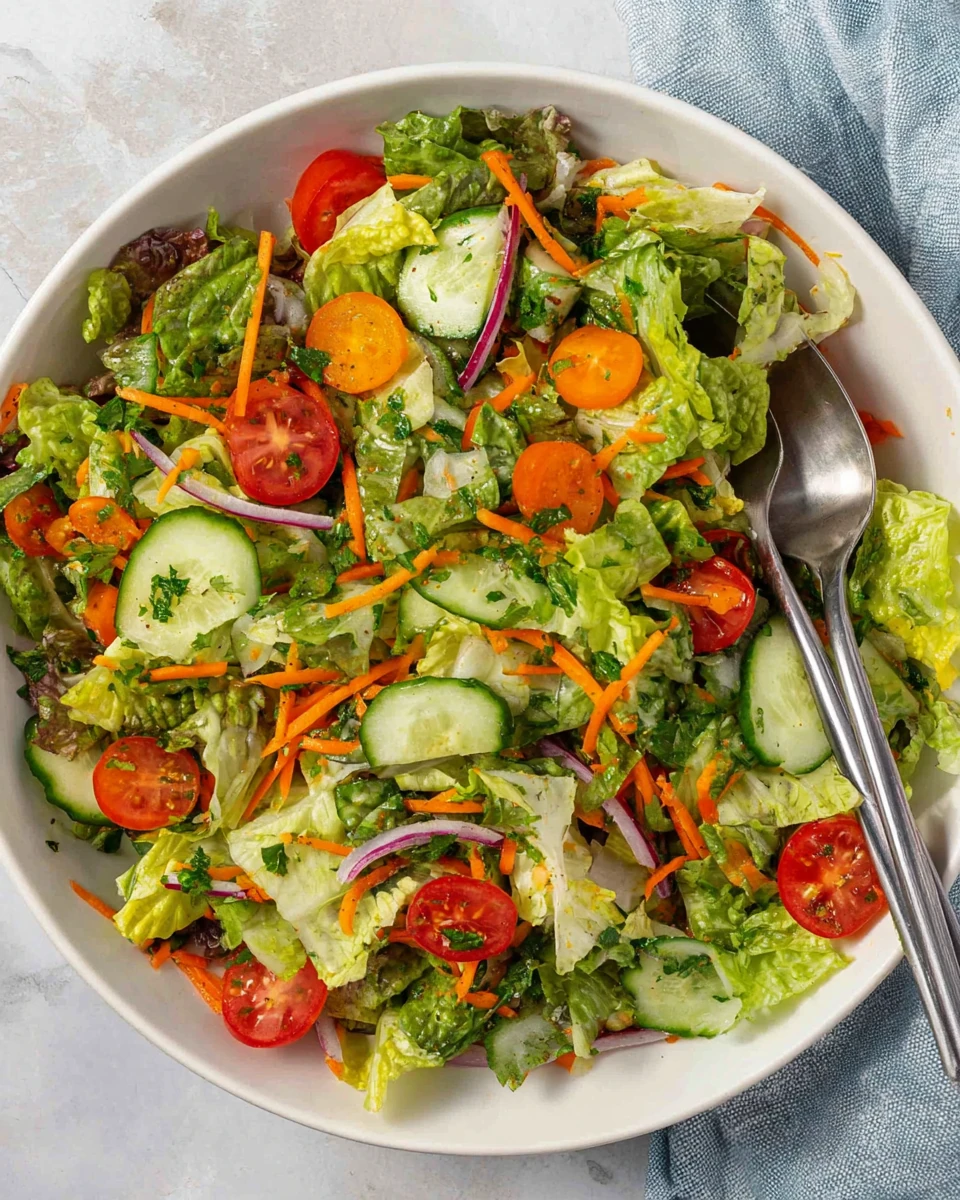Fresh Garden Salad: A Refreshing Delight for Everyone