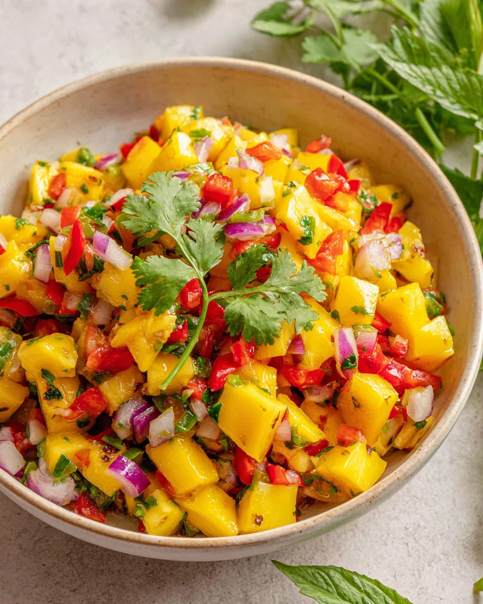 Fresh Mango Salsa: A Vibrant and Easy Delight