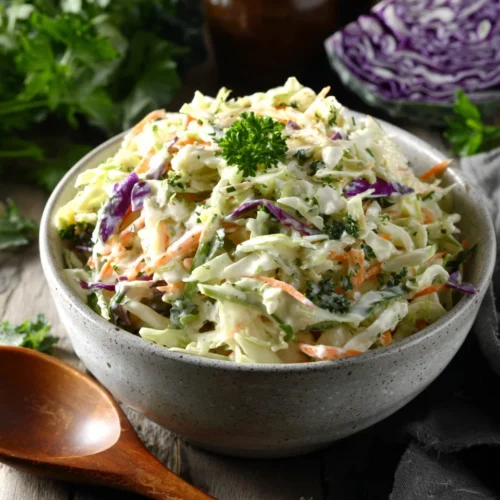 Gordon Ramsay Coleslaw: The Ultimate Side Dish 1 Gordon Ramsay coleslaw with colorful cabbage and carrots in a white bowl