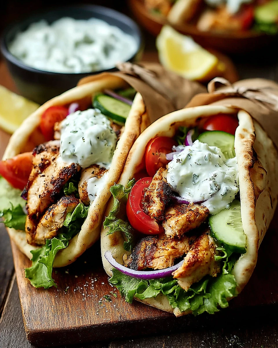 Greek Chicken Gyros: A Flavorful Delight